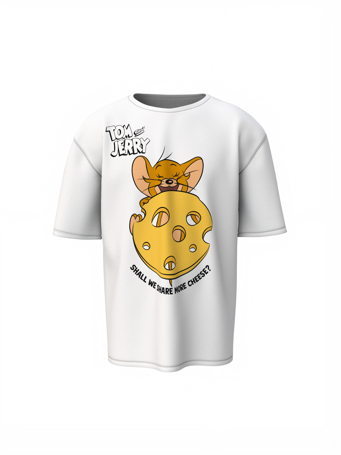More Cheese Oversized T-Shirt – Fun & Comfy Streetwear