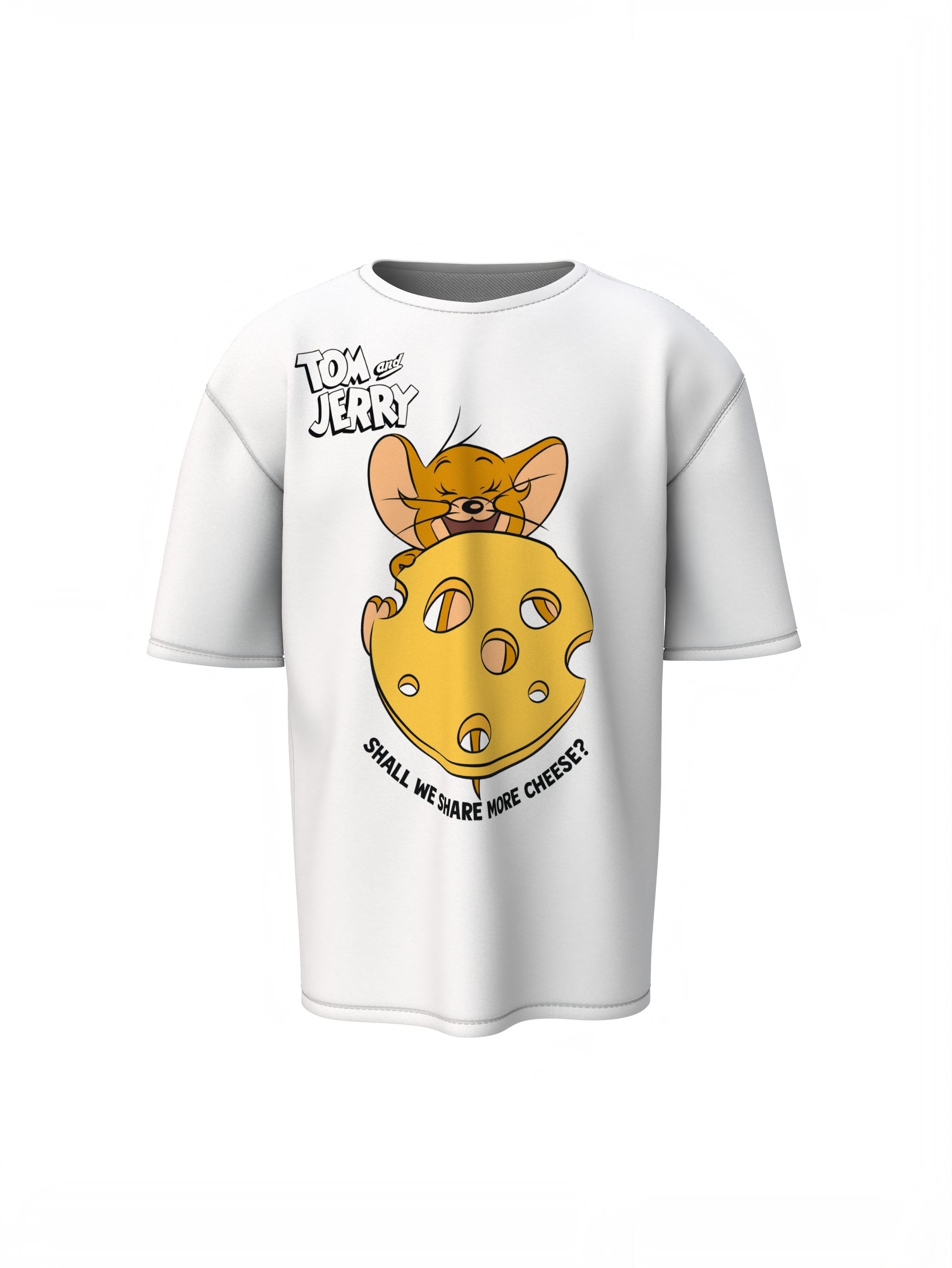 More Cheese Oversized T-Shirts