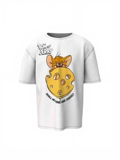 More Cheese Oversized T-Shirt – Fun & Comfy Streetwear