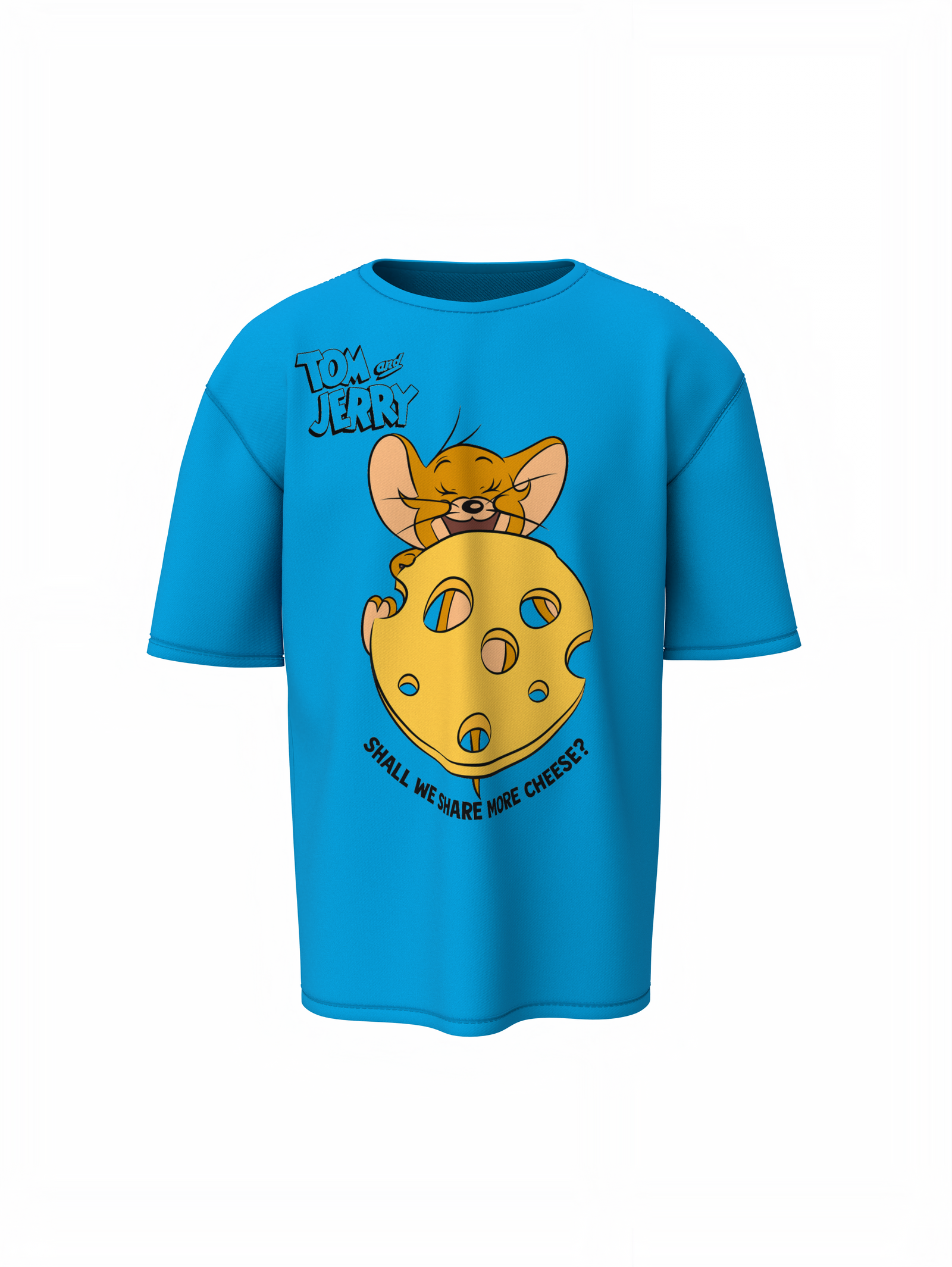 More Cheese Oversized T-Shirt – Fun & Comfy Streetwear