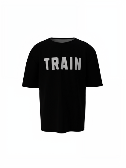 Squattian Train Oversized T-Shirts for Bold Streetwear Style