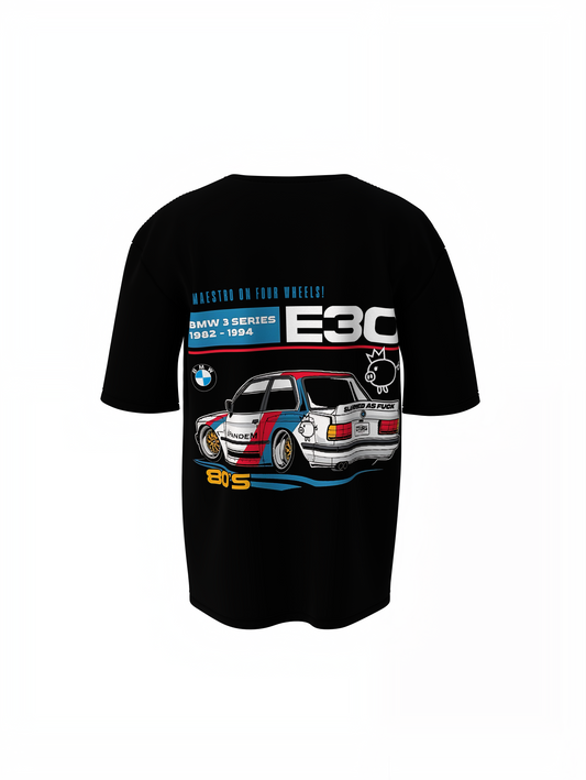 BMW E30 Oversized T-Shirts