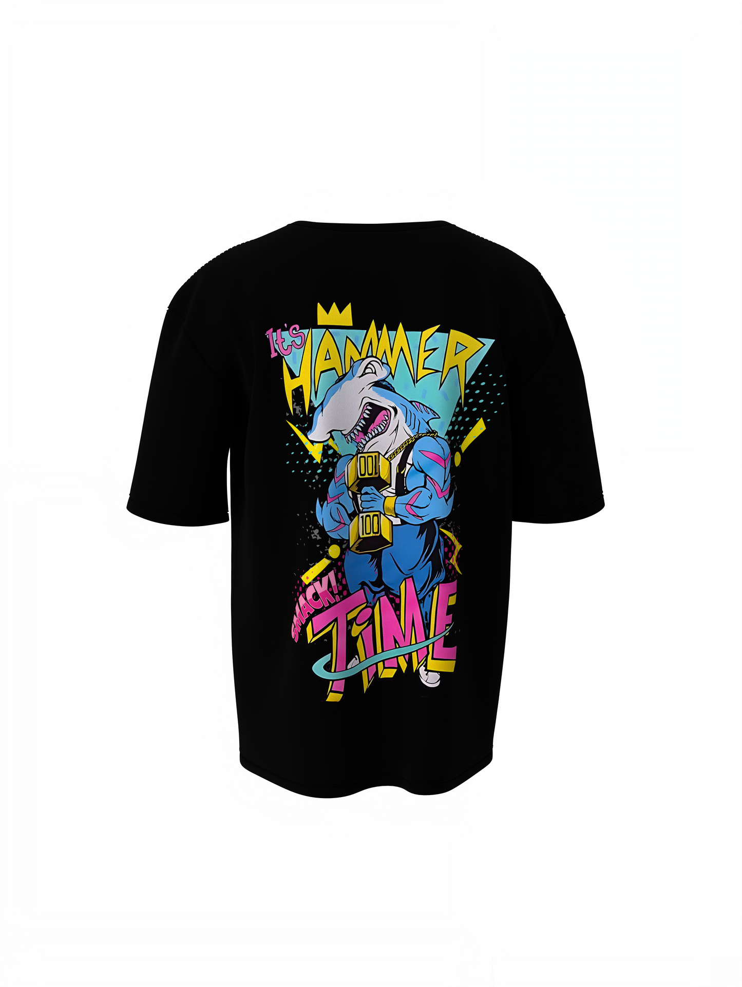 Hammer Time Oversized T-Shirts Bold Fitness Streetwear Style