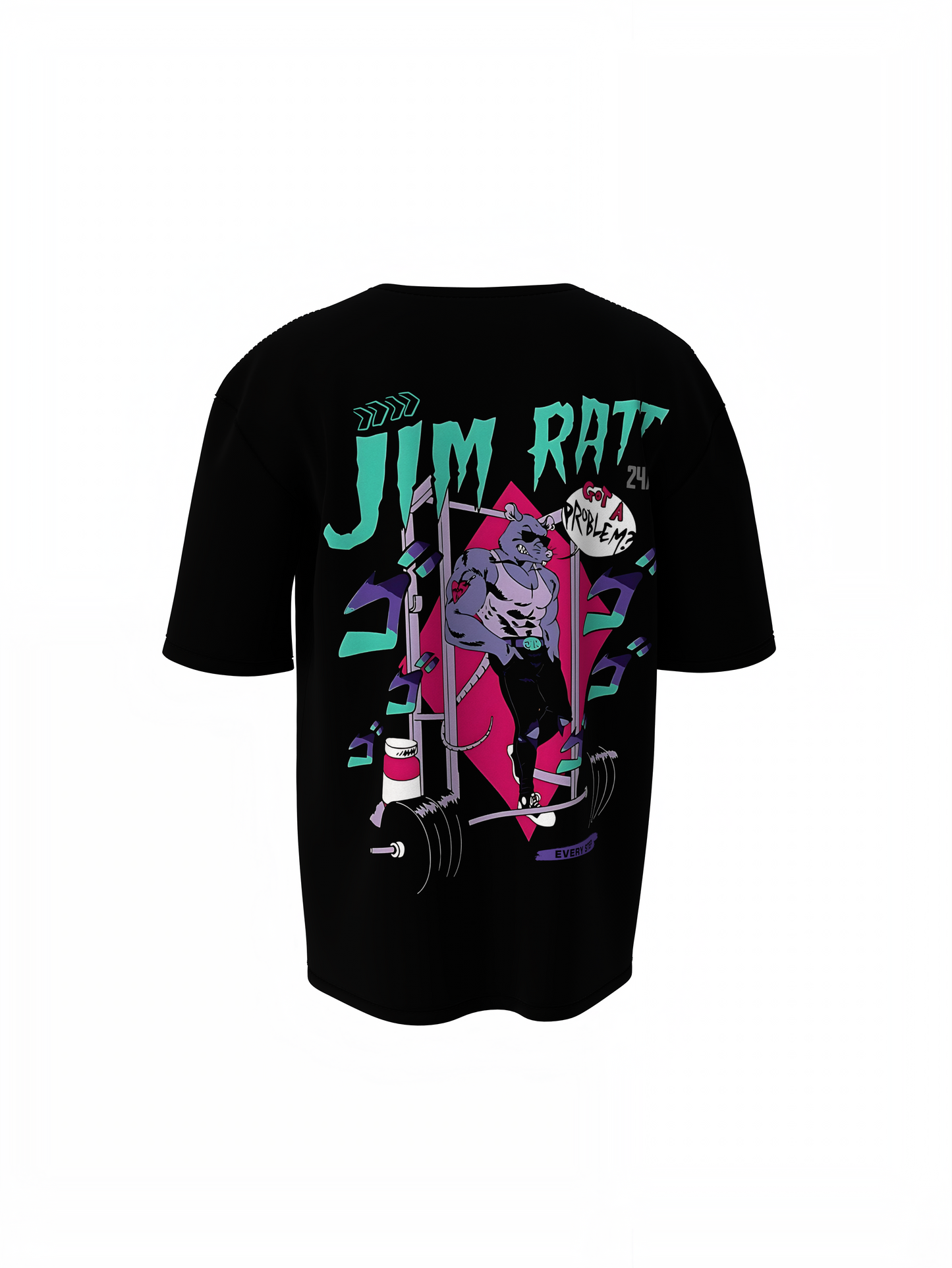 Jim Rat Oversized T-Shirt – Bold Streetwear Graphic Design