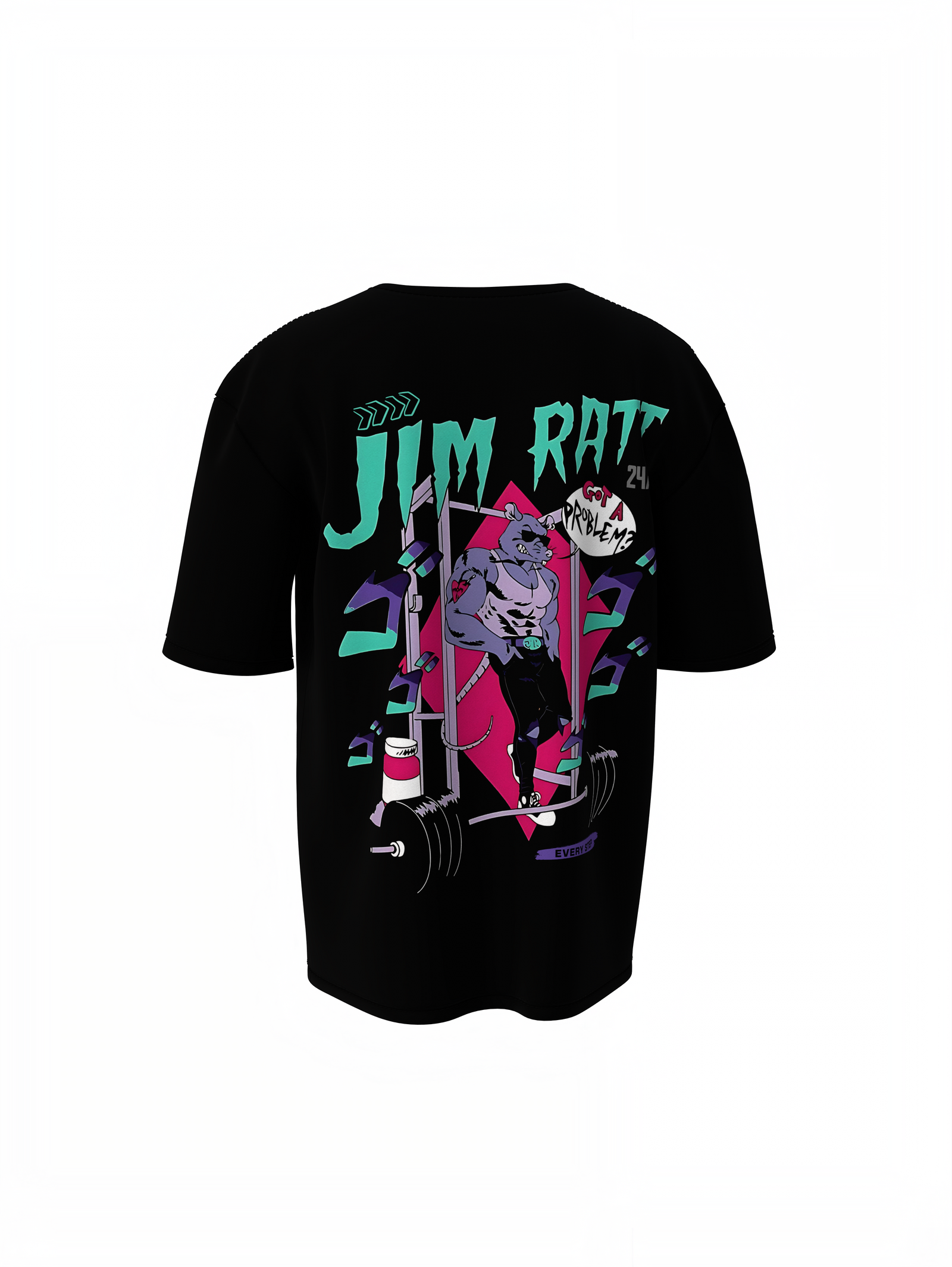 Jim Rat Oversized T-Shirt – Bold Streetwear Graphic Design