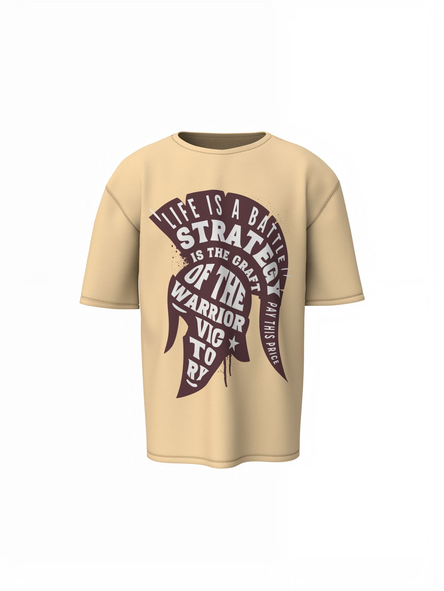 Battle Strategy Oversized T-Shirts Casual Oversized Outfit
