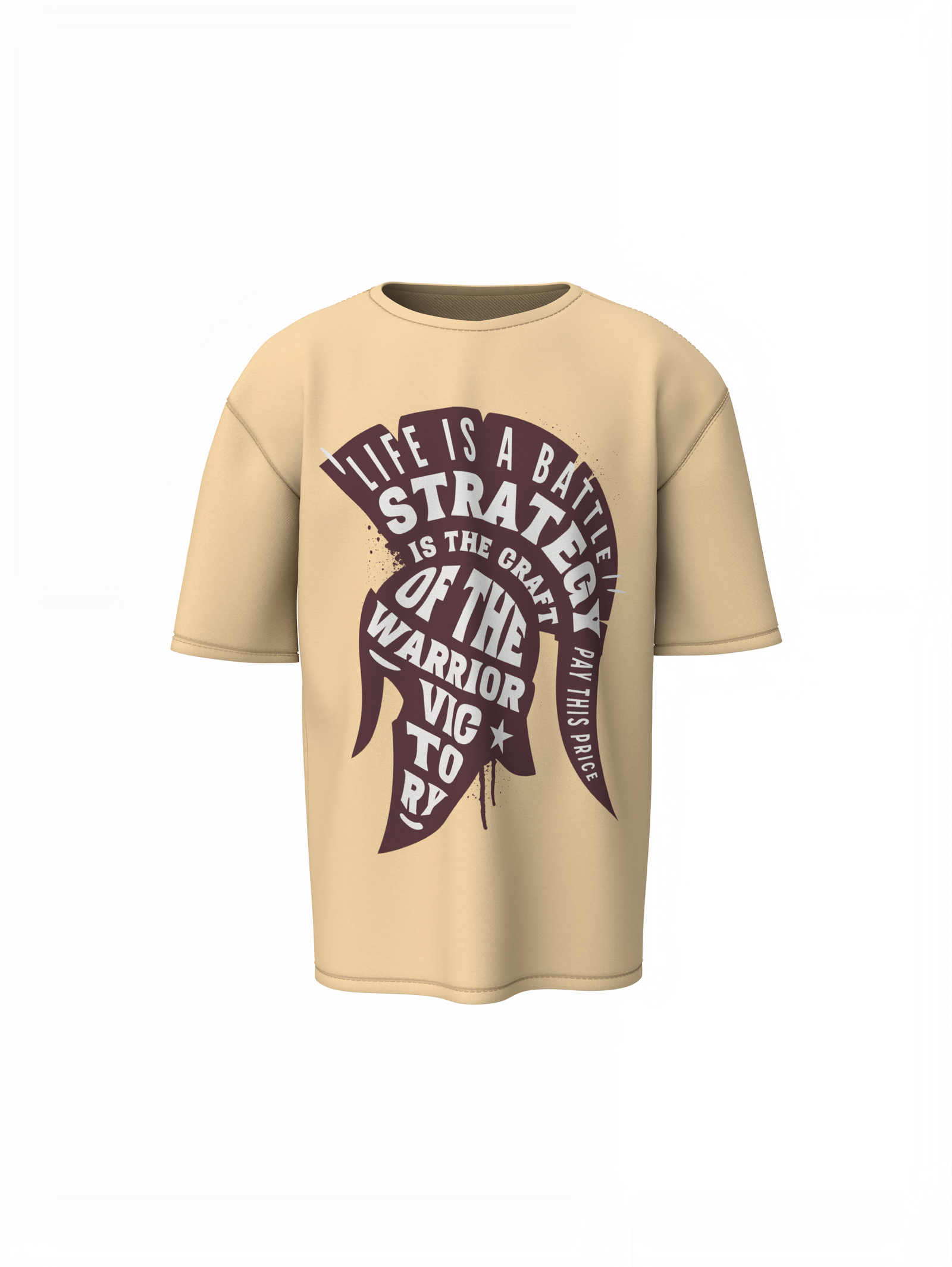 Battle Strategy Oversized T-Shirts Casual Oversized Outfit