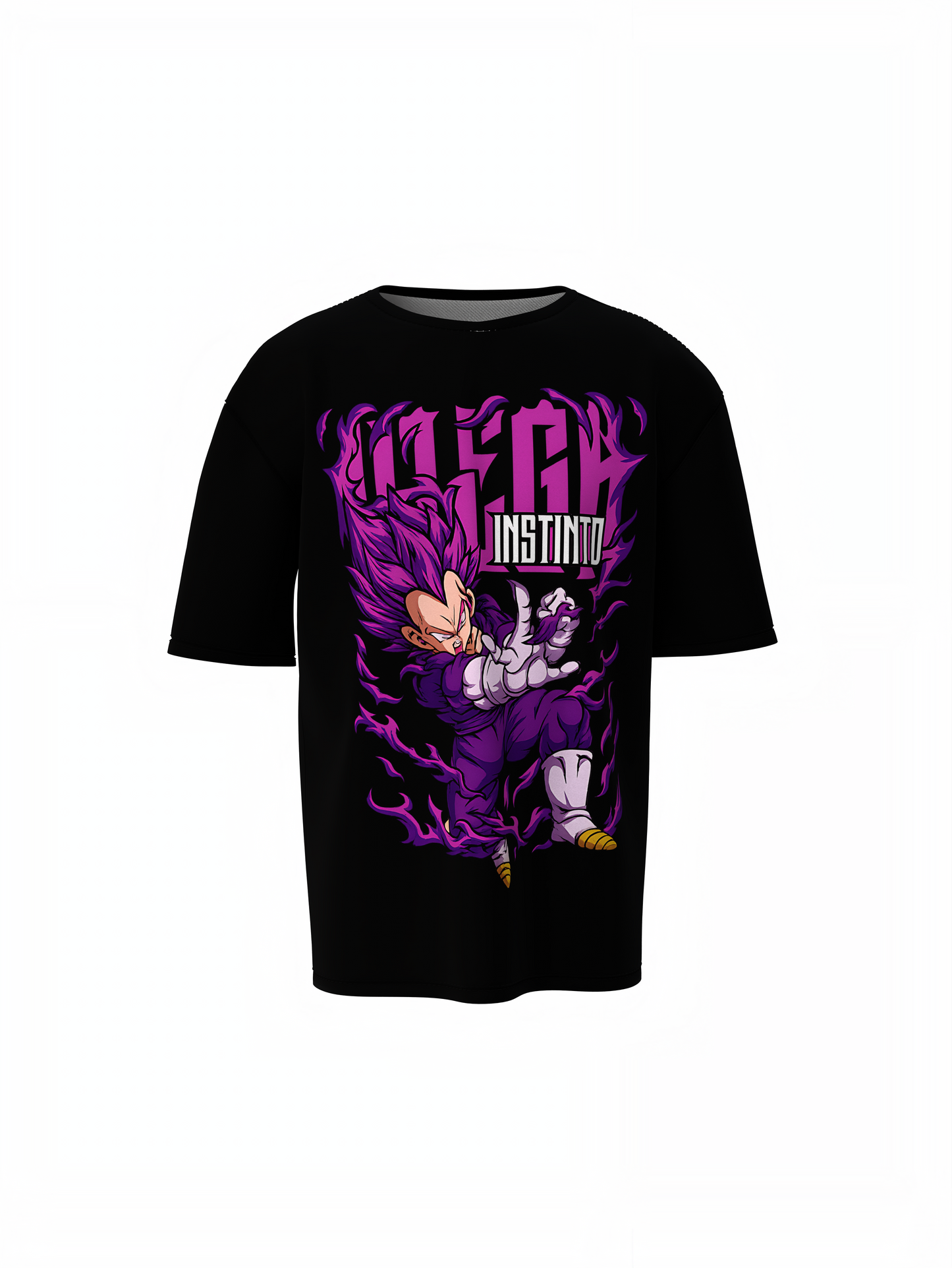 Vegeta Oversized T-Shirts Anime Streetwear Style for Fans