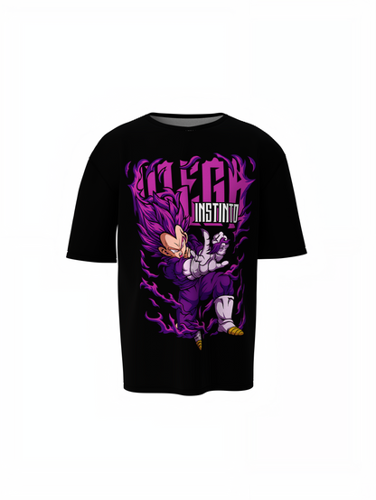 Vegeta Oversized T-Shirts Anime Streetwear Style for Fans