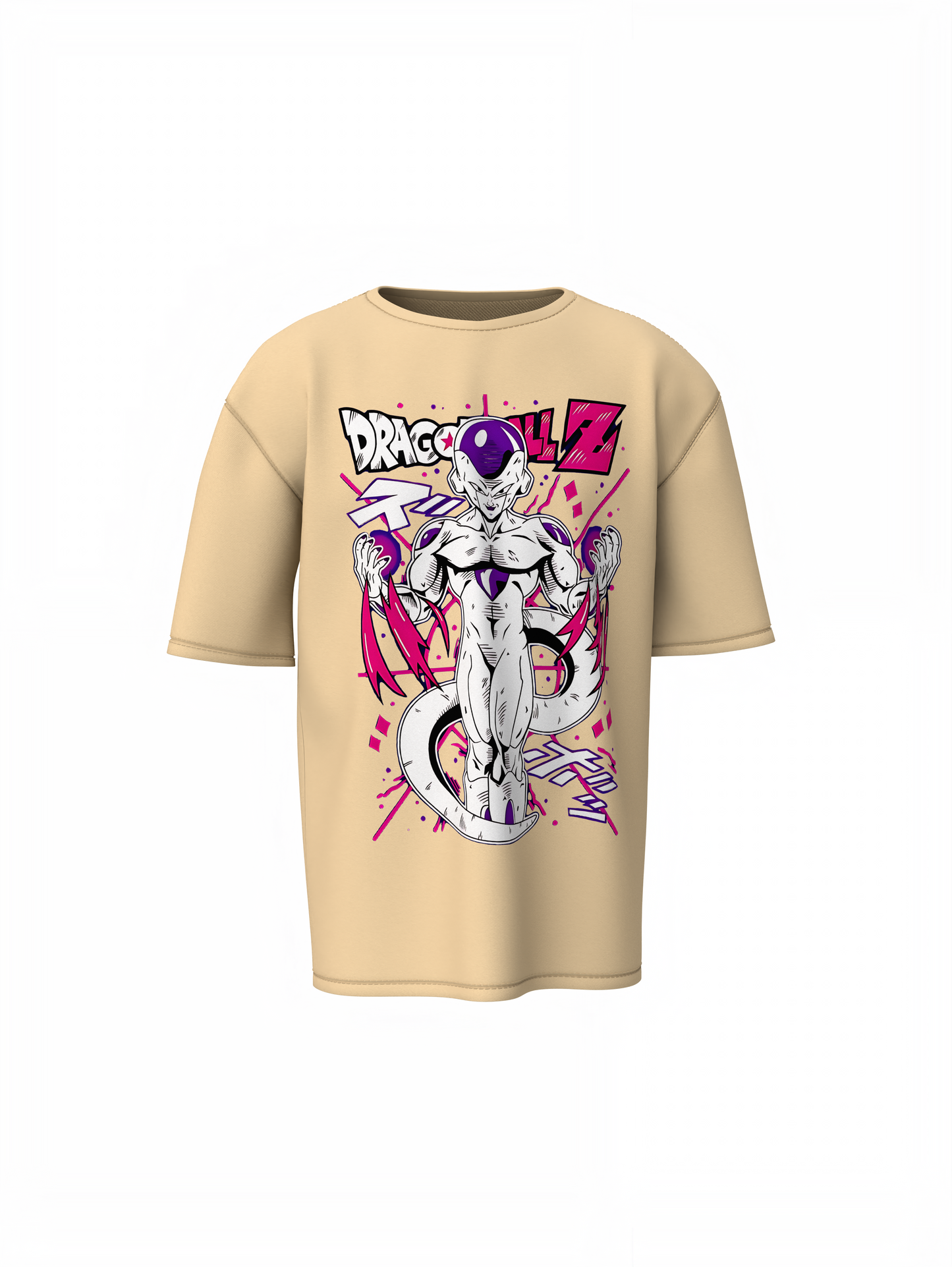 Frieza DragonBall Oversized T-Shirt Bold Anime Graphic Tee