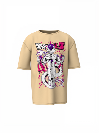 Frieza DragonBall Oversized T-Shirt Bold Anime Graphic Tee