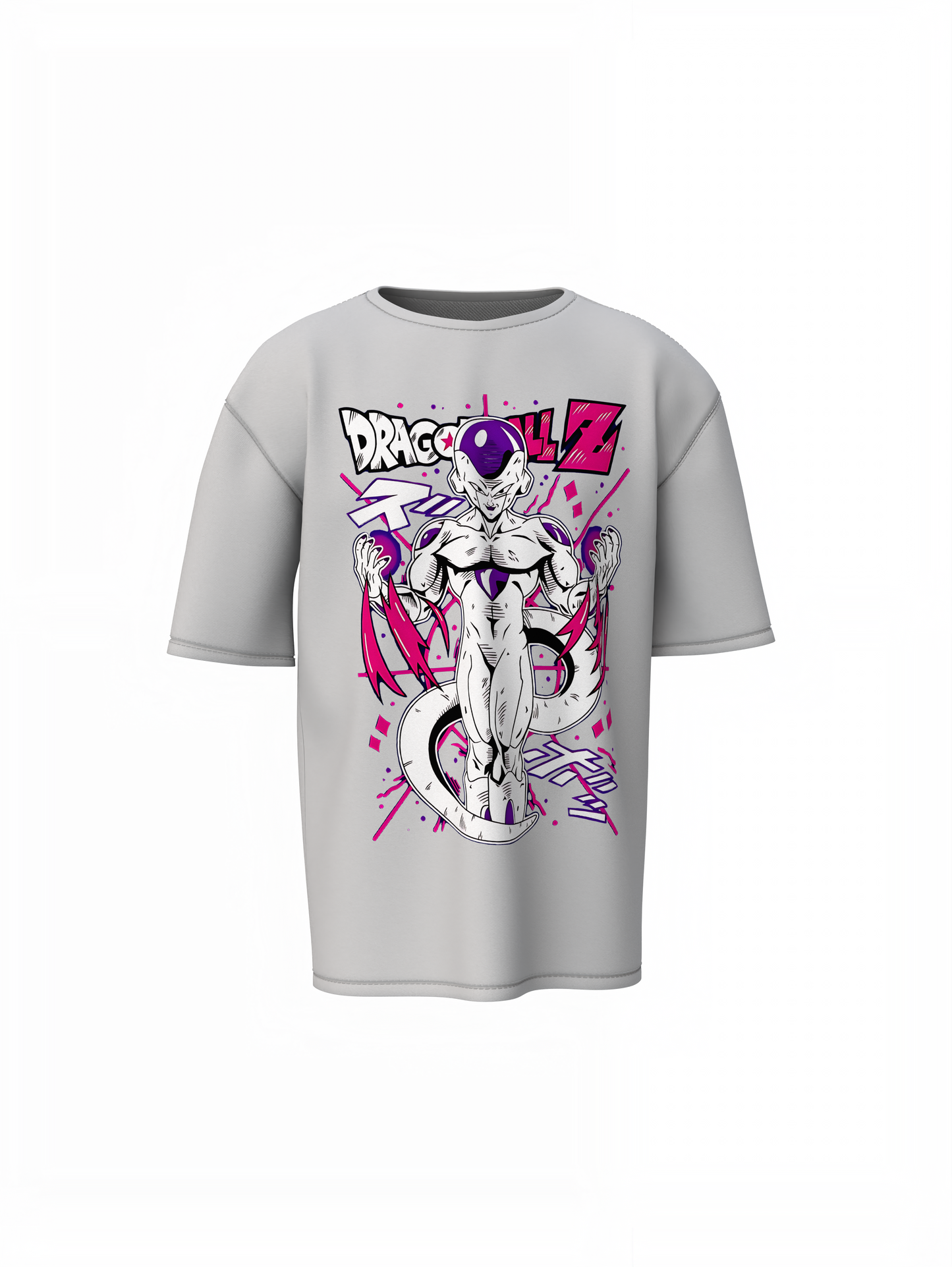 Frieza DragonBall Oversized T-Shirt Bold Anime Graphic Tee