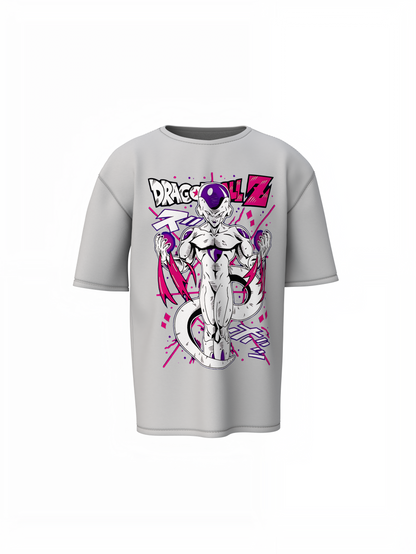 Frieza DragonBall Oversized T-Shirt Bold Anime Graphic Tee