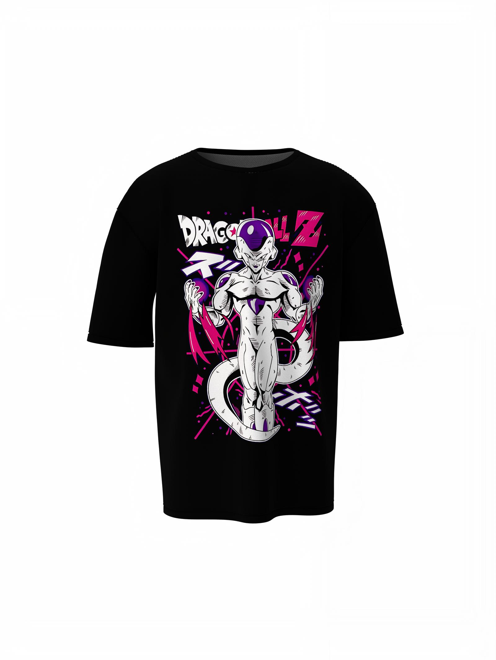 Frieza DragonBall Oversized T-Shirt Bold Anime Graphic Tee