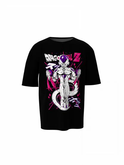 Frieza DragonBall Oversized T-Shirt Bold Anime Graphic Tee