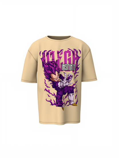 Vegeta Oversized T-Shirts Anime Streetwear Style for Fans