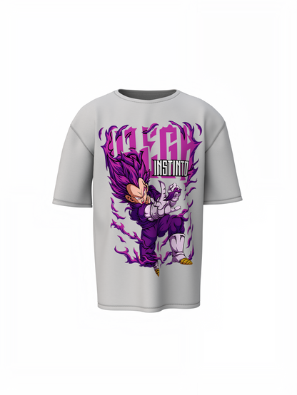 Vegeta Oversized T-Shirts Anime Streetwear Style for Fans