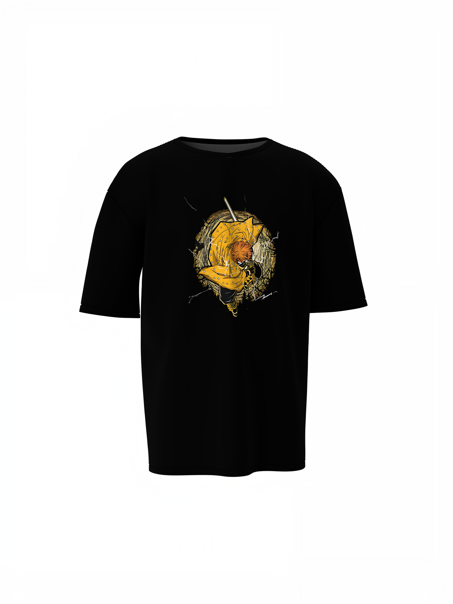 Thunder Club Oversized T-Shirts Bold Streetwear Fashion Tees