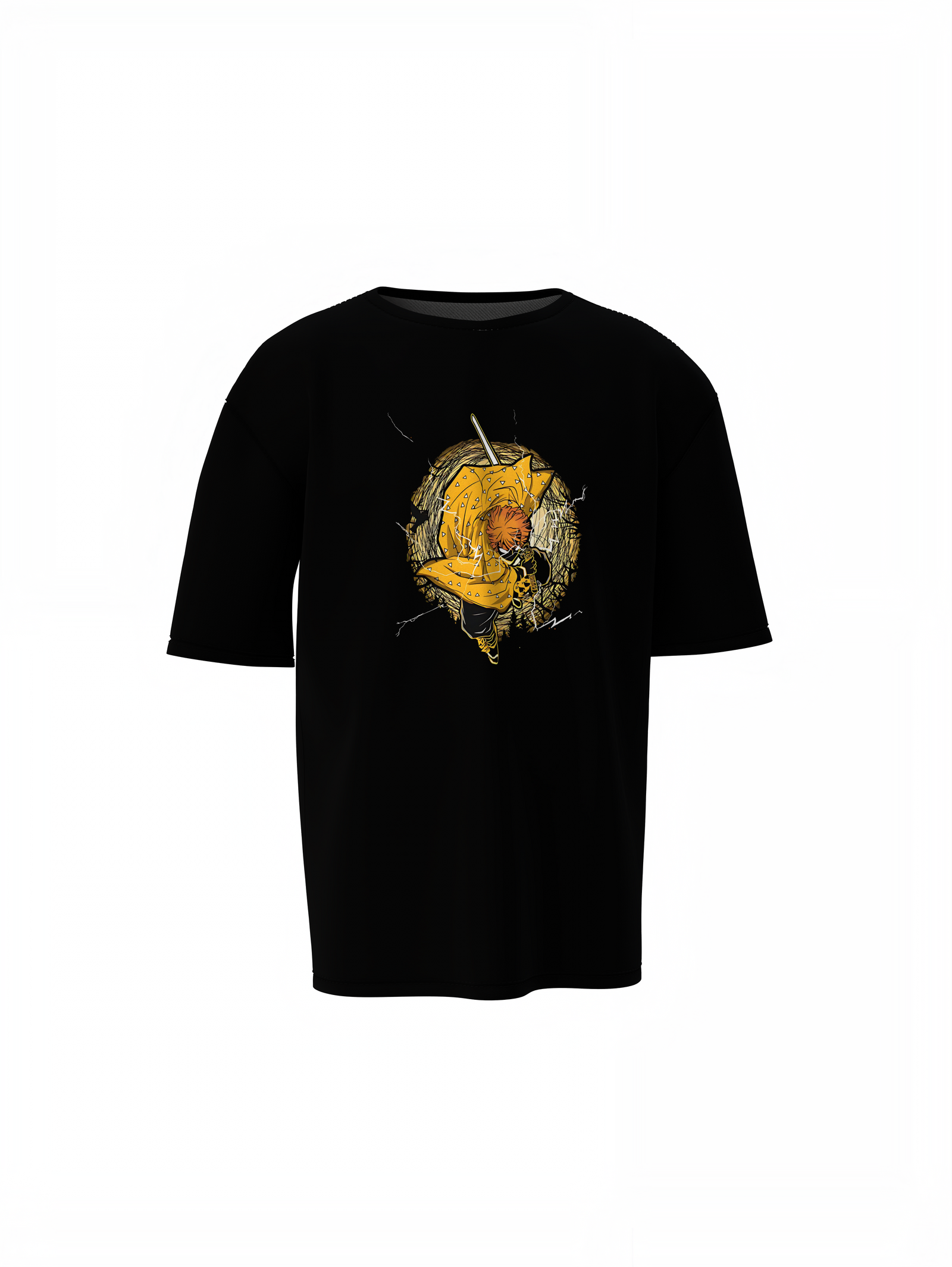 Thunder Club Oversized T-Shirts Bold Streetwear Fashion Tees