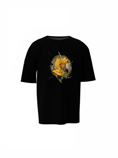 Thunder Club Oversized T-Shirts Bold Streetwear Fashion Tees
