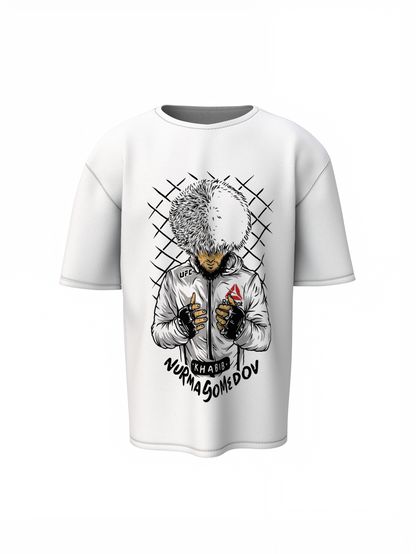 UFC Player Khabib Oversized T-Shirt for Bold Fight Fan Styles