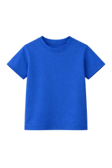 Royal Blue Bulk Kids Round Neck Half Sleeve T-Shirt