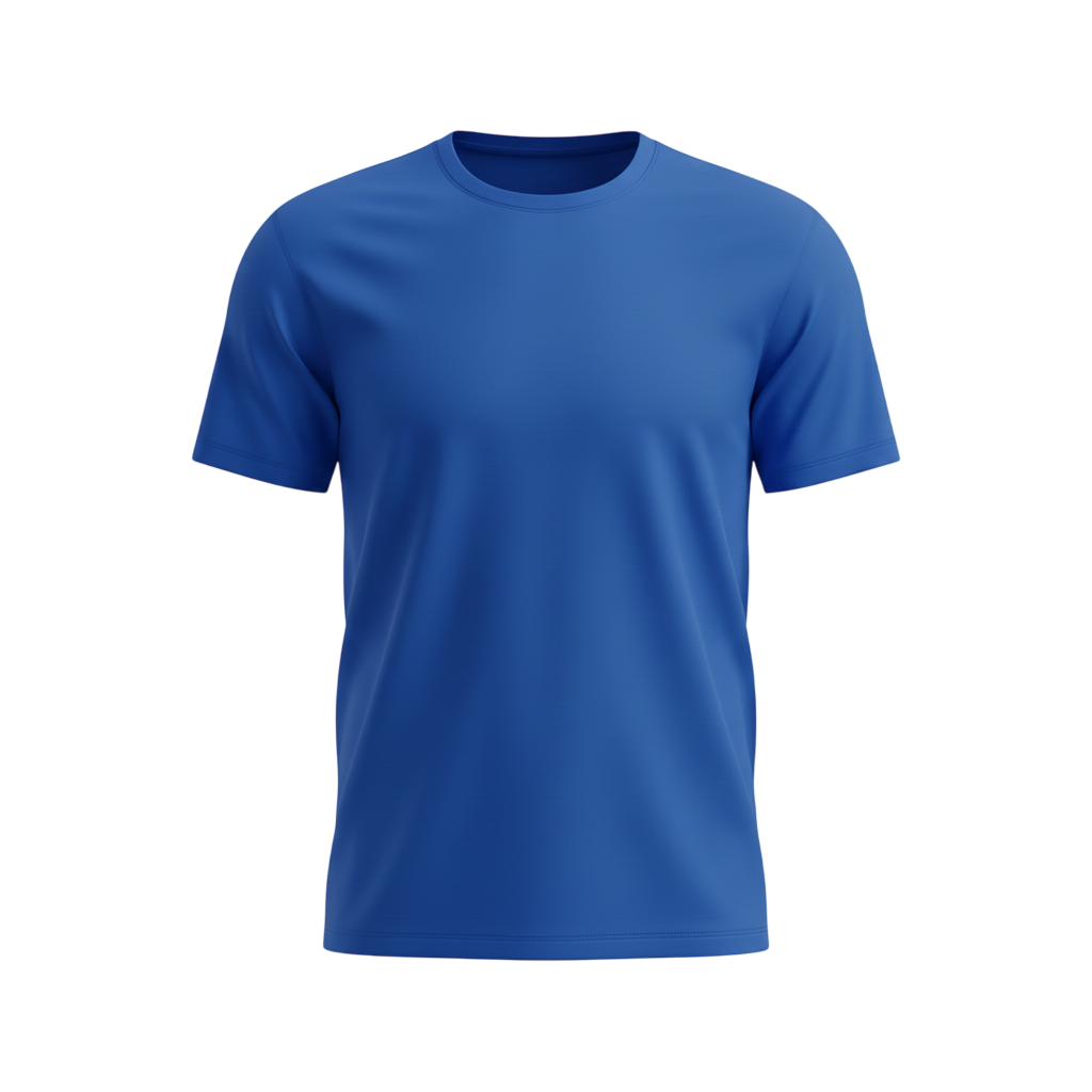 Royal Blue Bulk Unisex Round Neck Half Sleeve T-Shirt
