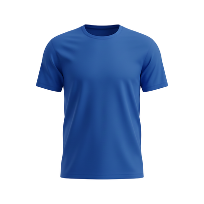 Royal Blue Bulk Unisex Round Neck Half Sleeve T-Shirt