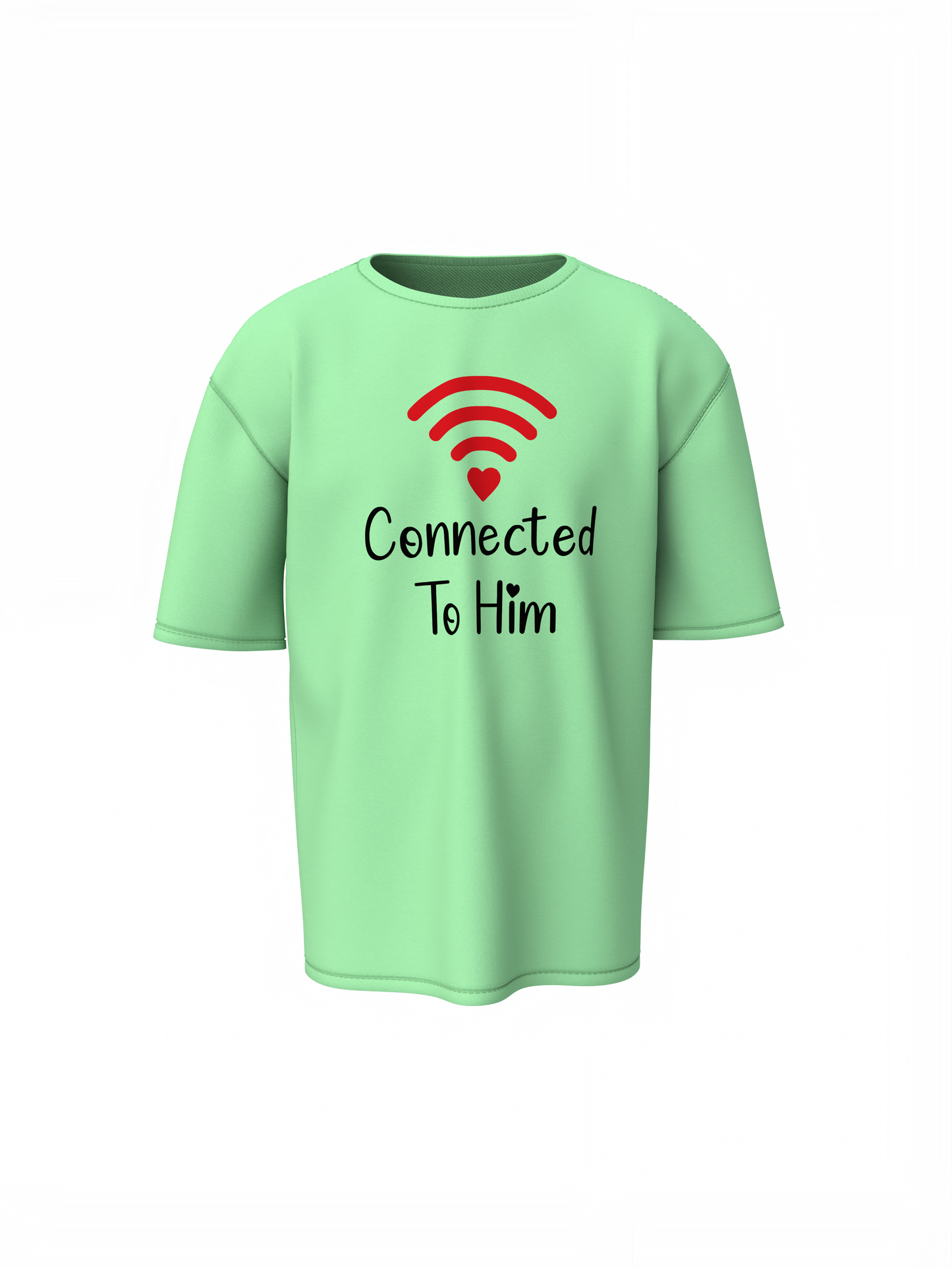 Connection Couple Oversized T-Shirts