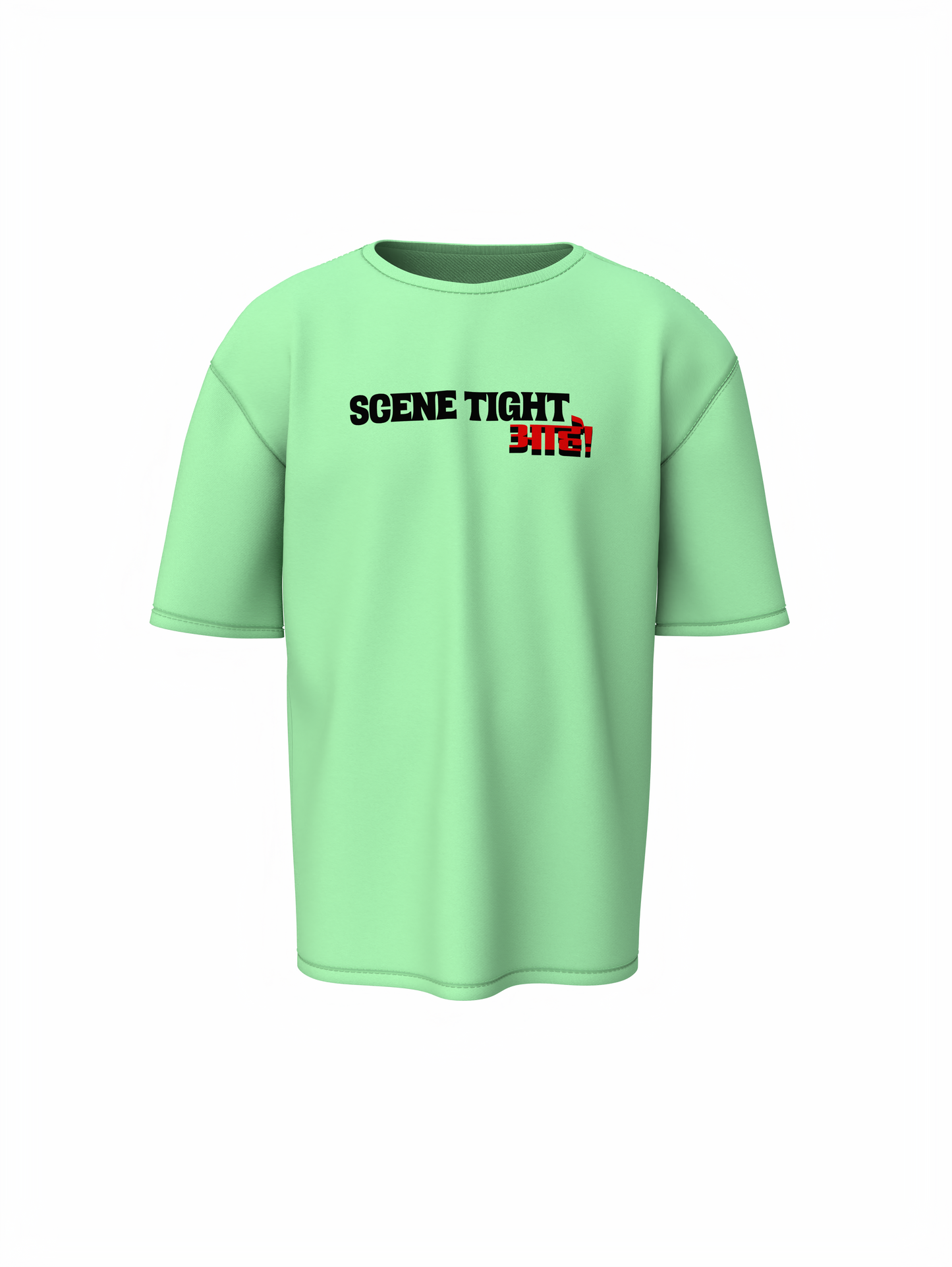 Scene Tight Aahe Marathi Oversized T-Shirt Trendy Streetwear