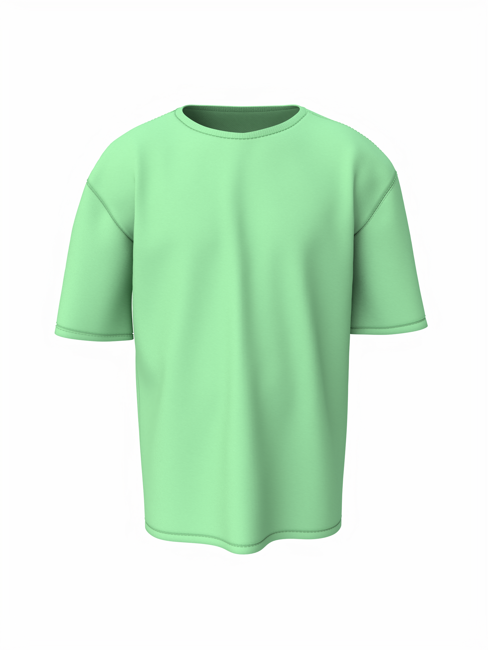 Bulk Unisex Saga Green Oversized T-shirt