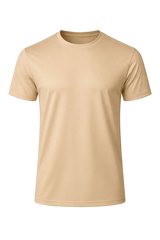 Bulk Sand 100% Polyester Round Neck T-Shirt