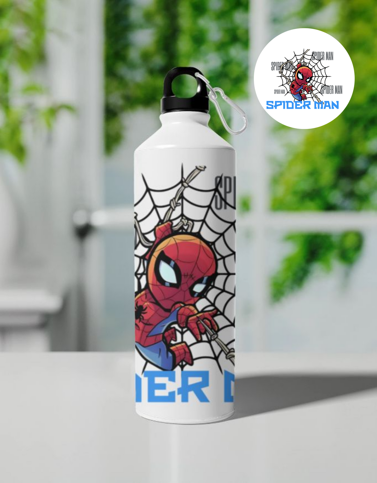Spider Man Chibi Action Design Sipper Bottle