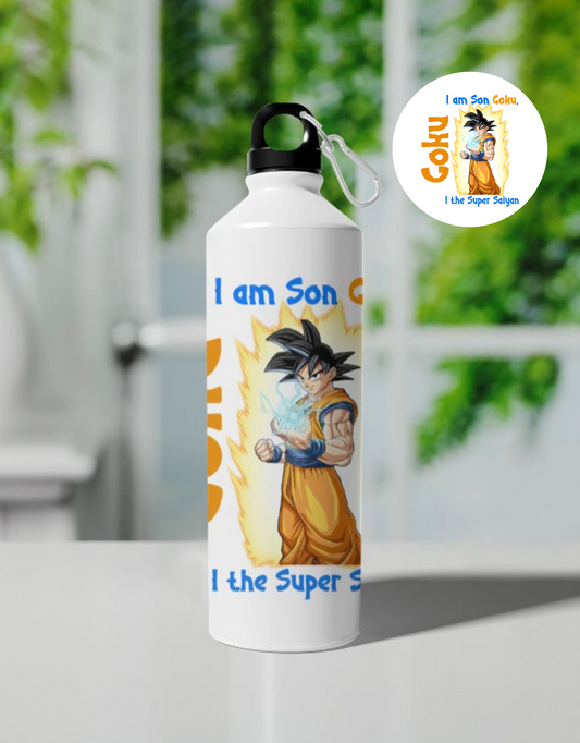 I Am Son Goku Super Saiyan Design Sipper Bottle