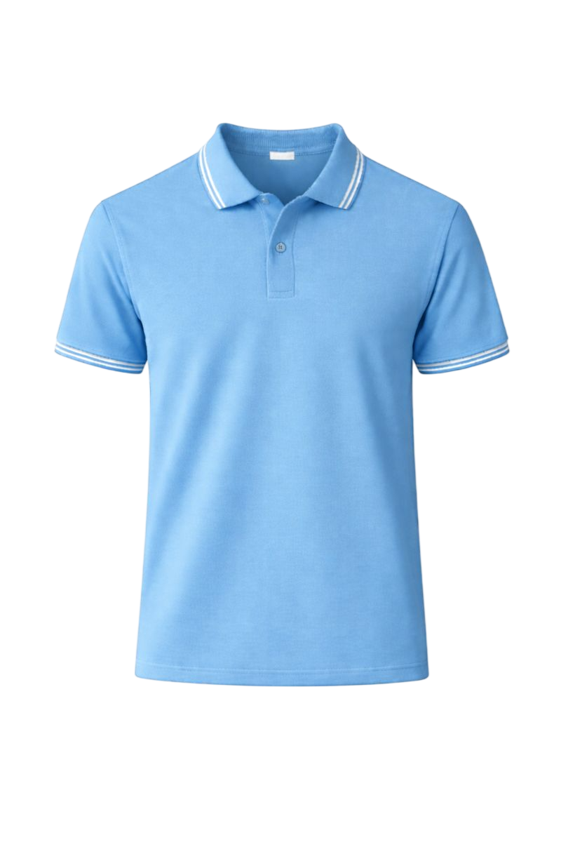 Bulk Unisex Sky Blue RICHLAND Polo T-Shirt