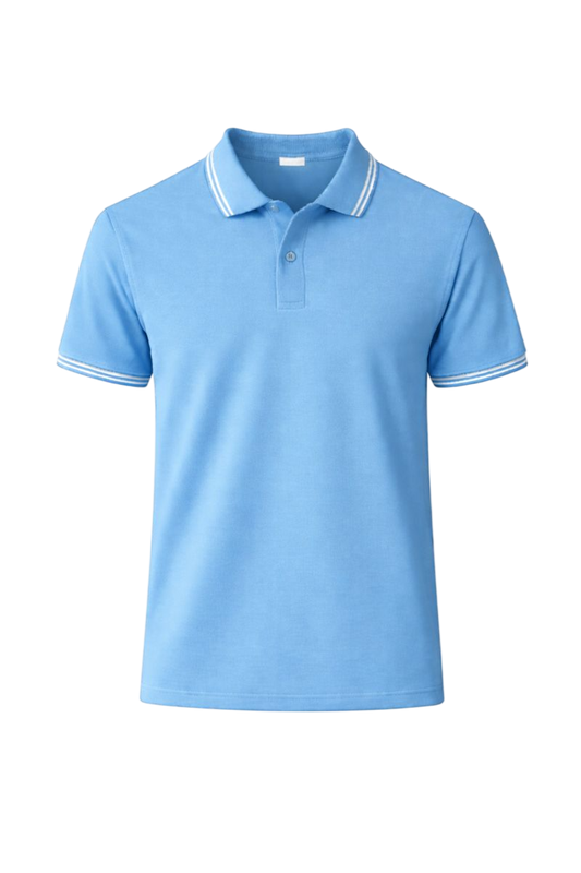 Bulk Unisex Sky Blue RICHLAND Polo T-Shirt