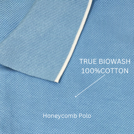 Bulk Unisex Sky Blue Polo T-shirts