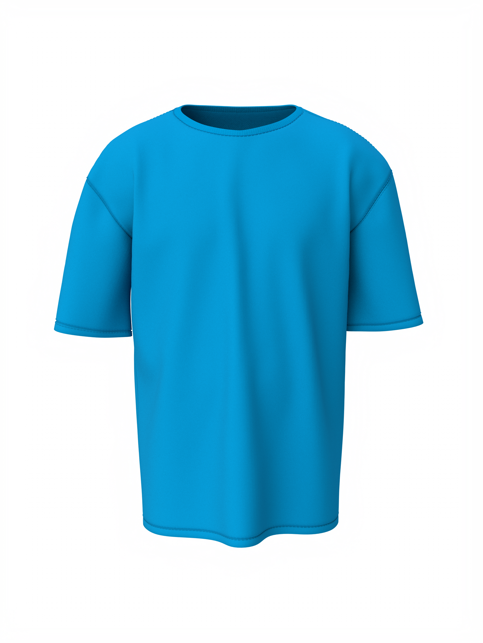 Bulk Unisex Sky Blue Oversized T-shirts