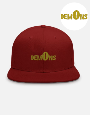 Demons Embroidered Streetwear Cap