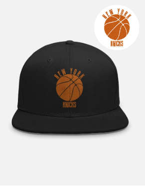 New York Knicks Embroidered Snapback Cap
