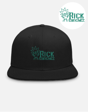 Rick Sanchez Embroidered Streetwear Cap