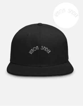 Venom Spider Embroidered Streetwear Cap for Bold Urban Style