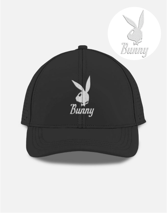 Bunny Embroidered Minimal Design Sport Cap