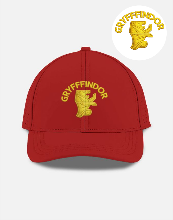 Gryffindor Embroidered Crest Design Sport Cap