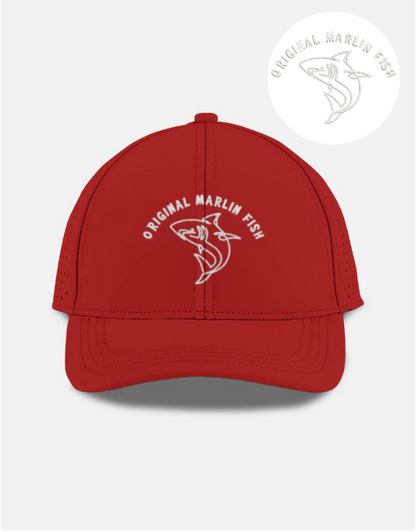 Original Marlin Fish Embroidered Sport Cap Coastal Style Hat