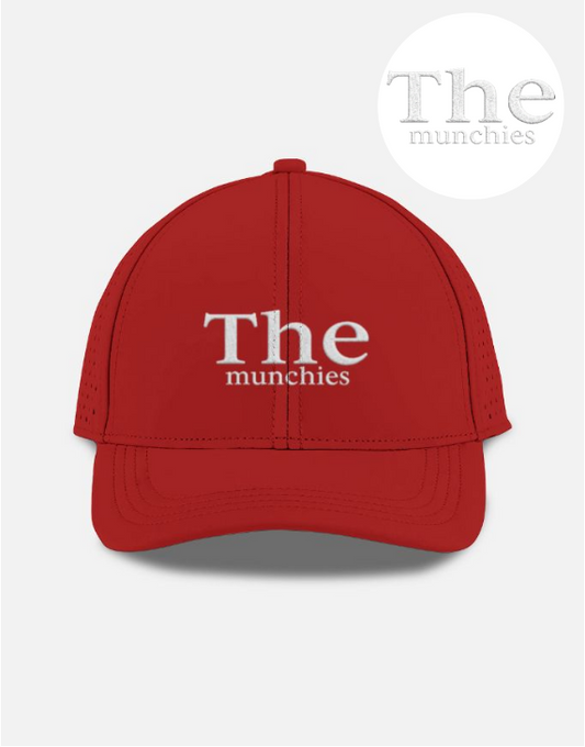 The Munchies Embroidered Typography Sport Cap