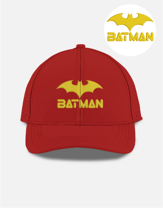 Batman Embroidered Logo Design Sport Cap