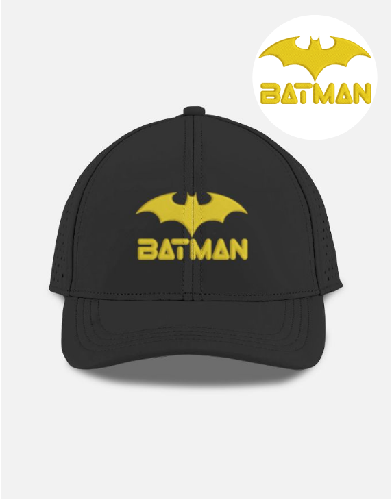 Batman Embroidered Logo Design Sport Cap