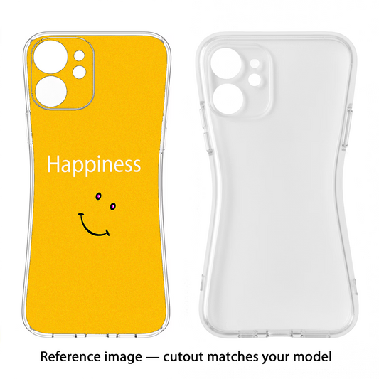 Happiness With Smiley iPhone 17 Back Cover