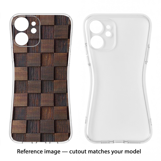 Wooden Cube Design Redmi A4 5G Back Cover